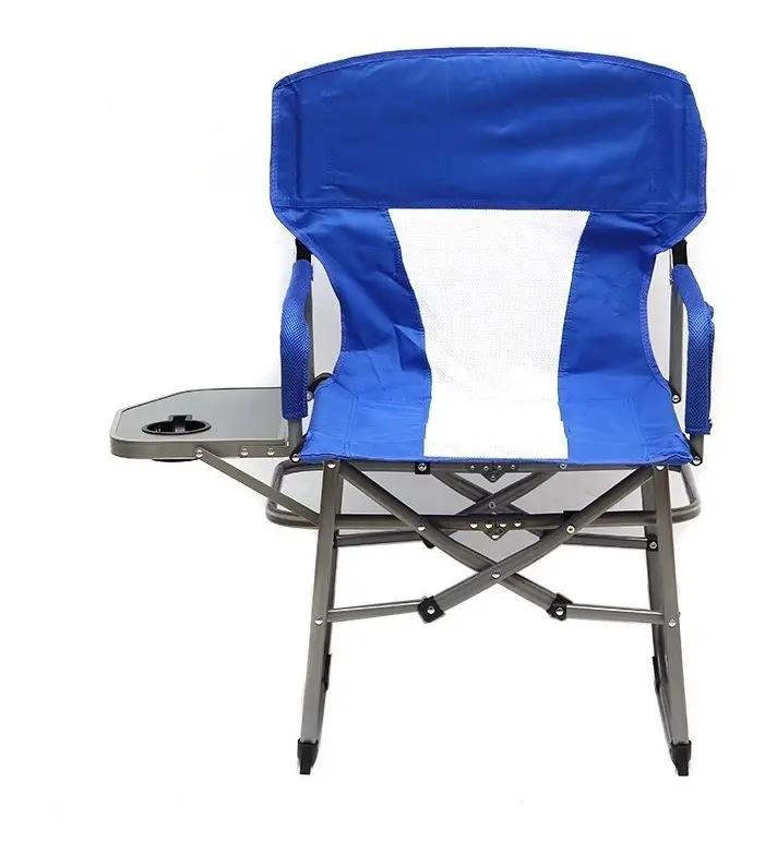 SILLA PLEGABLE PARA CAMPING Y PESCA CON PORTAVASOS Y MESA INTEGRADA - 3