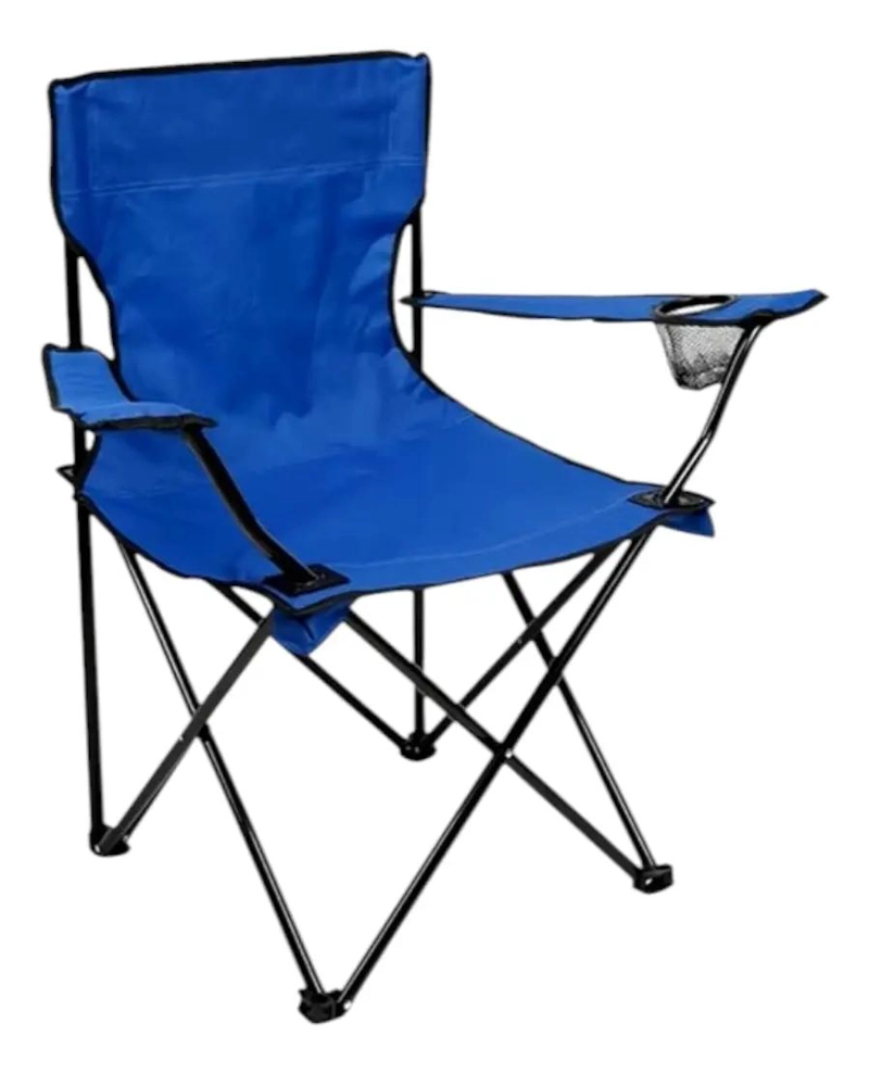 PACK DE 2 SILLAS PLEGABLES PARA CAMPING Y PLAYA CON PORTAVASOS - 5