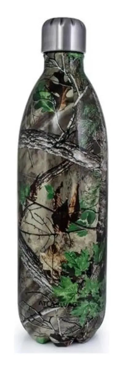 BOTELLA CANTIMPLORA TACTICA DE ALUMINIO PARA CAMPING Y CAZA 500ML - 1
