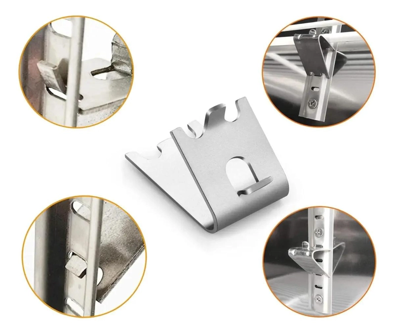 SET DE 12 GANCHOS DE ACERO INOXIDABLE PARA FRIGORIFICO RESISTENTES Y DURADEROS - 3