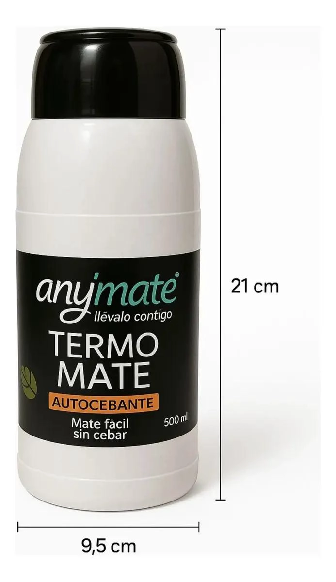 TERMO PARA MATE AUTOCEBANTE CON CAPACIDAD DE 500 ML - 2