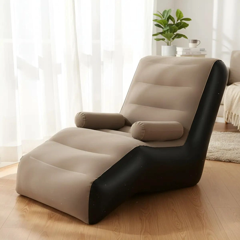 SILLON INFLABLE PORTATIL PARA EXTERIOR Y VIAJES DE 1 PLAZA - 1