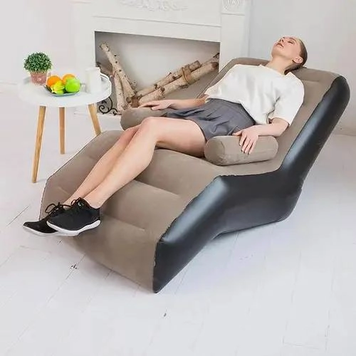 SILLON INFLABLE PORTATIL PARA EXTERIOR Y VIAJES DE 1 PLAZA - 4