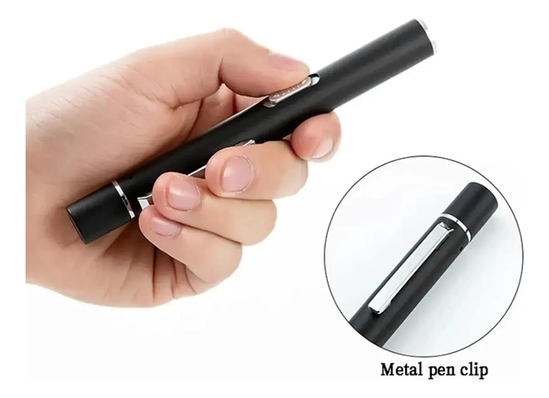 LINTERNA PORTATIL 3 EN 1 CON LUZ ULTRAVIOLETA Y LASER RECARGABLE - 4