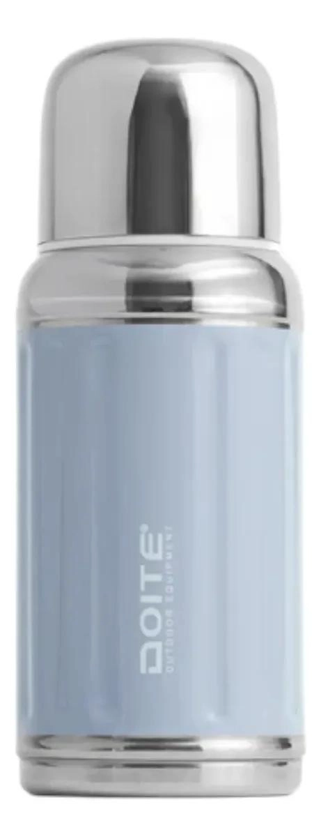 TERMO PORTATIL PARA BEBIDAS DE 350 ML COLOR CELESTE - 1