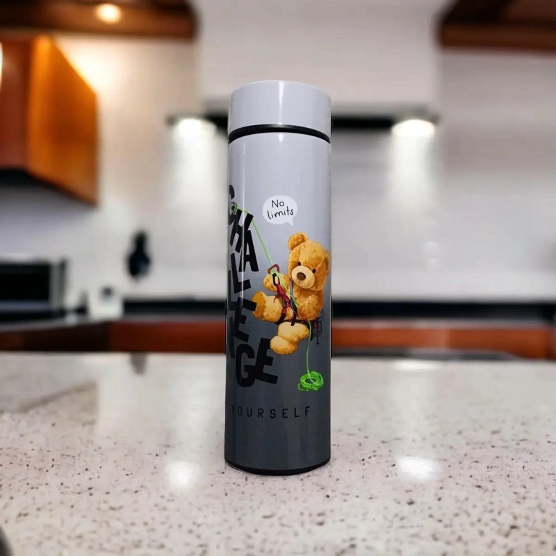 TERMO DIGITAL CON DISEÑO DE OSITO CAPACIDAD 500 ML - 2