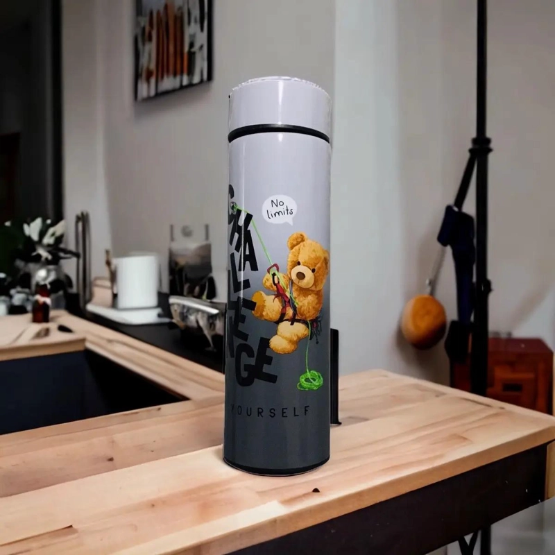 TERMO DIGITAL CON DISEÑO DE OSITO CAPACIDAD 500 ML - 3