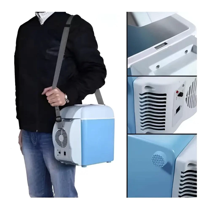 REFRIGERADOR ELE CTRICO COMPACTO PARA AUTOMOVIL CON CAPACIDAD DE 7.5 LITROS - 1