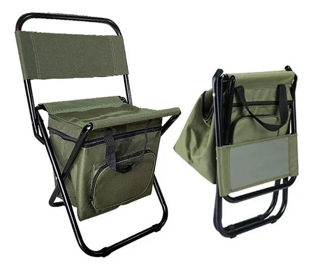 SILLA PLEGABLE PARA CAMPING CON BOLSO TE RMICO INTEGRADO PARA PESCA - 4