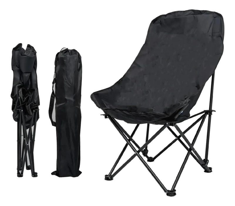 SILLA PLEGABLE PORTATIL LIGERA Y COMPACTA PARA CAMPING Y EXTERIORES - 1
