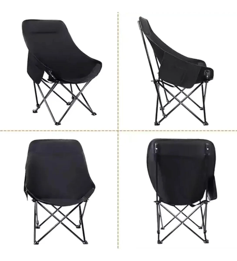 SILLA PLEGABLE PORTATIL LIGERA Y COMPACTA PARA CAMPING Y EXTERIORES - 2