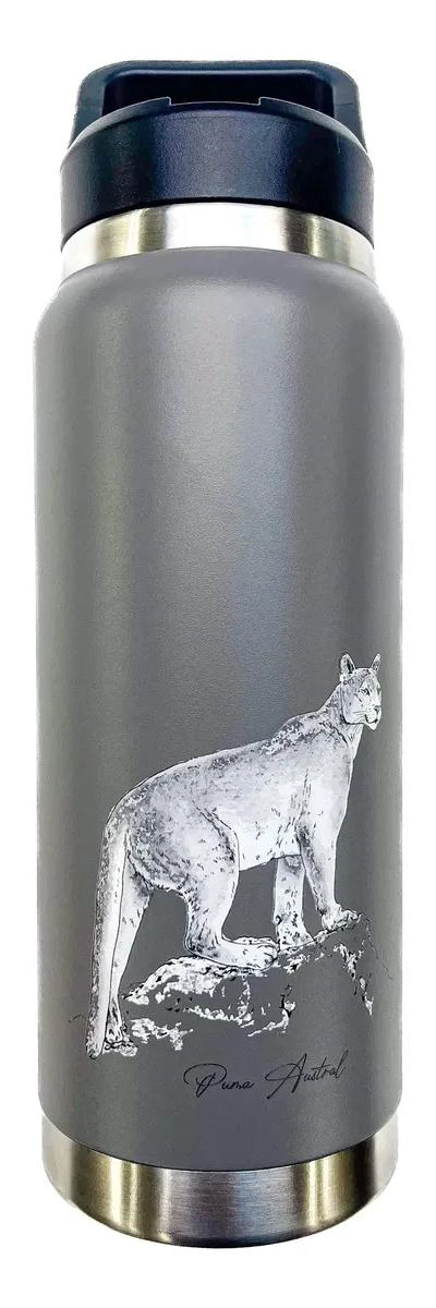 BOTELLA DE ACERO INOXIDABLE 750ML CON DOBLE PARED Y DISEÑO FAUNA CHILENA - 1