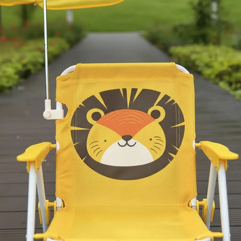 SILLA PLEGABLE CON QUITASOL PARA NIÑOS IDEAL PARA CAMPING Y PLAYA - 4