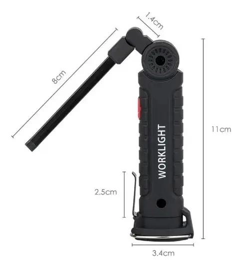 PACK DE 2 LINTERNAS PORTATILES CON 5 MODOS DE ILUMINACION PARA TRABAJO - 2