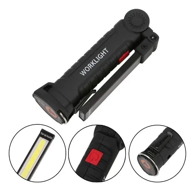 PACK DE 2 LINTERNAS PORTATILES CON 5 MODOS DE ILUMINACION PARA TRABAJO - 5