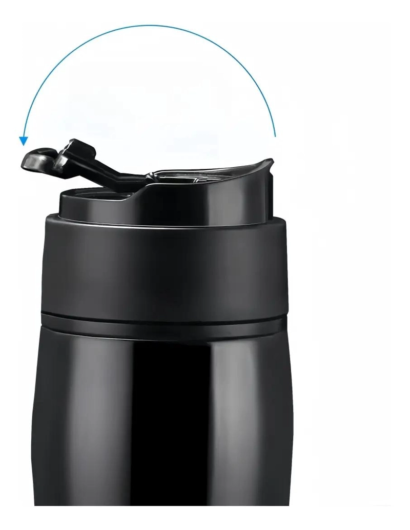 CAFETERA FRANCESA PRENSA 2 EN 1 PORTATIL CON TERMO DE 350ML - 2