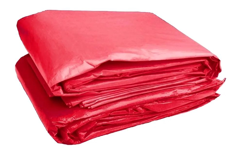 LONA PARA CARPA IMPERMEABLE DE 3 METROS POR 3 METROS COLOR ROJO - 3