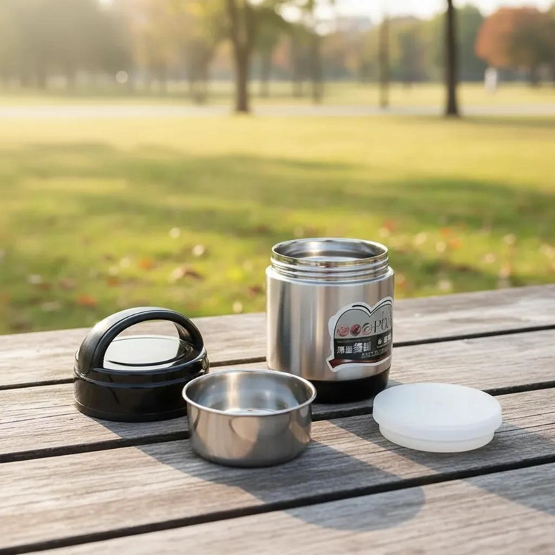 TERMO PARA COMIDA CON CAPACIDAD DE 1200 ML COLOR NEGRO - 5