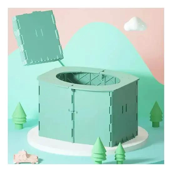 BAÑO PORTATIL PLEGABLE PARA CAMPING CON BOLSAS PARA NIÑOS Y VIAJE - 4