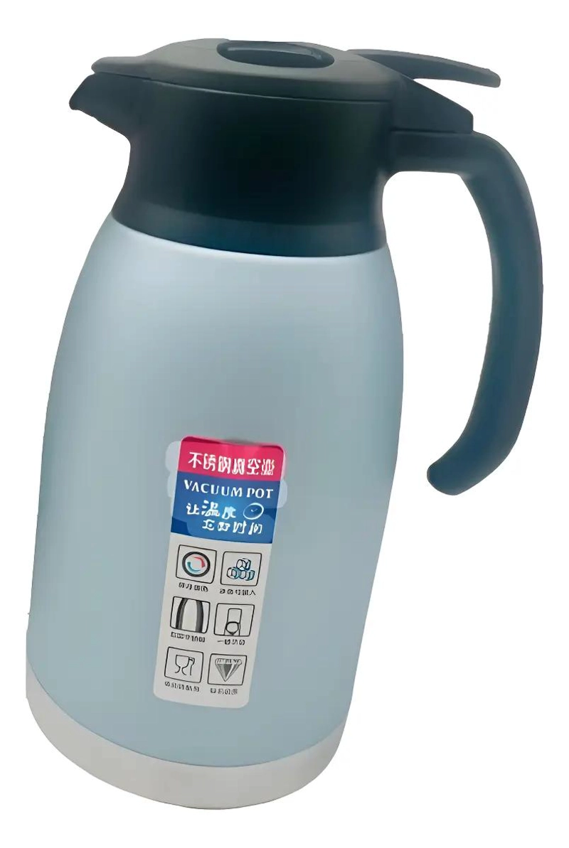 TERMO DE ACERO INOXIDABLE PARA LIQUIDOS FRIOS Y CALIENTES 1.5 LITROS - 1