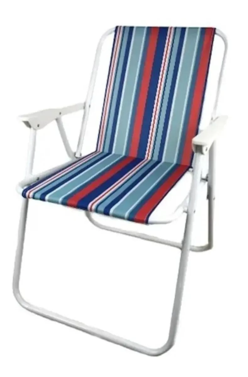 SILLAS PLEGABLES RESISTENTES PARA PLAYA, CAMPING Y PISCINA EN COLORES VARIADOS - 1