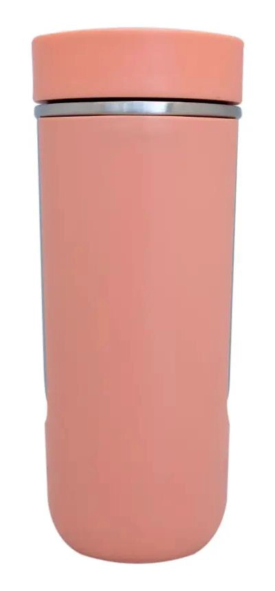 VASO TE RMICO DE ACERO INOXIDABLE COLOR CORAL CON CAPACIDAD DE 540 ML - 3