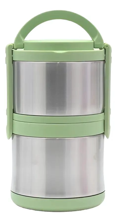 VIANDA TE RMICA DE ACERO INOXIDABLE CON DOBLE AISLAMIENTO PARA ALIMENTOS - 1