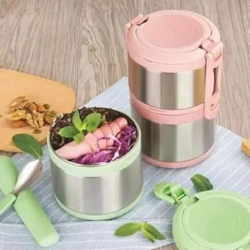 VIANDA TE RMICA DE ACERO INOXIDABLE CON DOBLE AISLAMIENTO PARA ALIMENTOS - 3