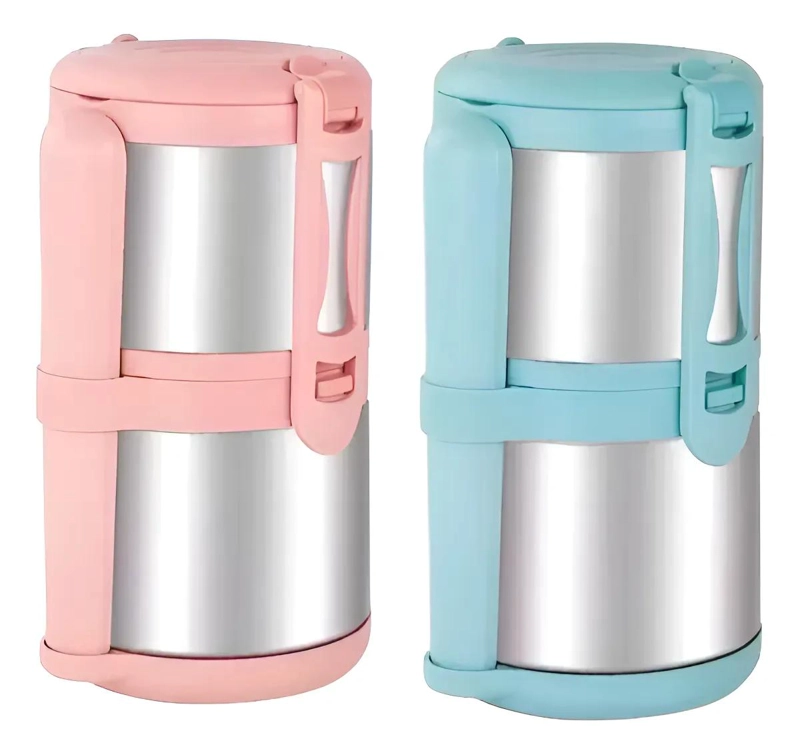 VIANDA TE RMICA DE ACERO INOXIDABLE CON DOBLE AISLAMIENTO PARA ALIMENTOS - 4