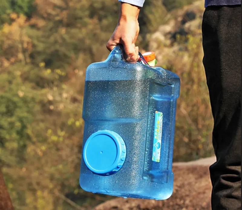 BIDON PORTATIL TRANSPARENTE DE 12 LITROS PARA CAMPING Y ACTIVIDADES AL AIRE LIBE - 3
