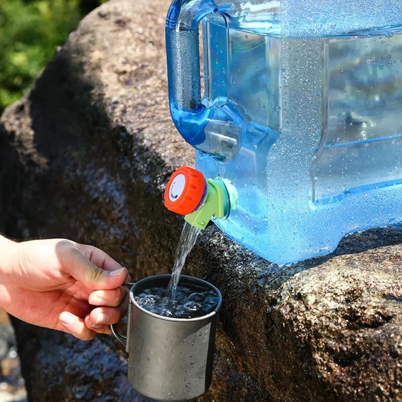 BIDON PORTATIL TRANSPARENTE DE 12 LITROS PARA CAMPING Y ACTIVIDADES AL AIRE LIBE - 5
