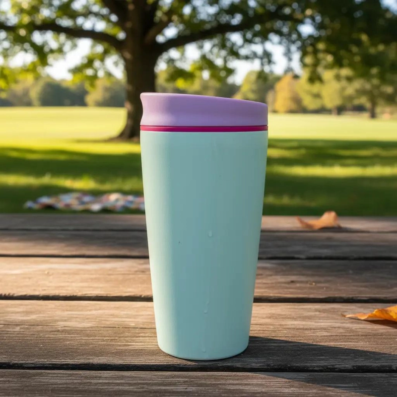 VASO TE RMICO PARA CAFE  CON CAPACIDAD DE 500 ML EN COLOR NEGRO - 5