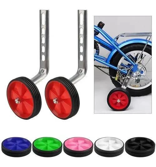 RUEDAS DE APOYO PARA BICICLETA DE NIÑOS ARO 12 A 20 PARA APRENDIZAJE - 4