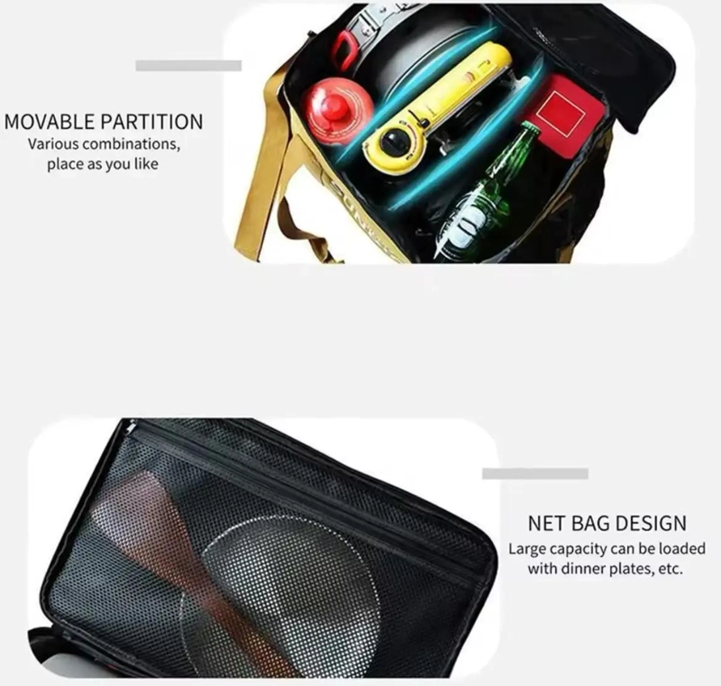BOLSO PLEGABLE PARA PICNIC Y CAMPING CON DISEÑO COMPACTO - 2
