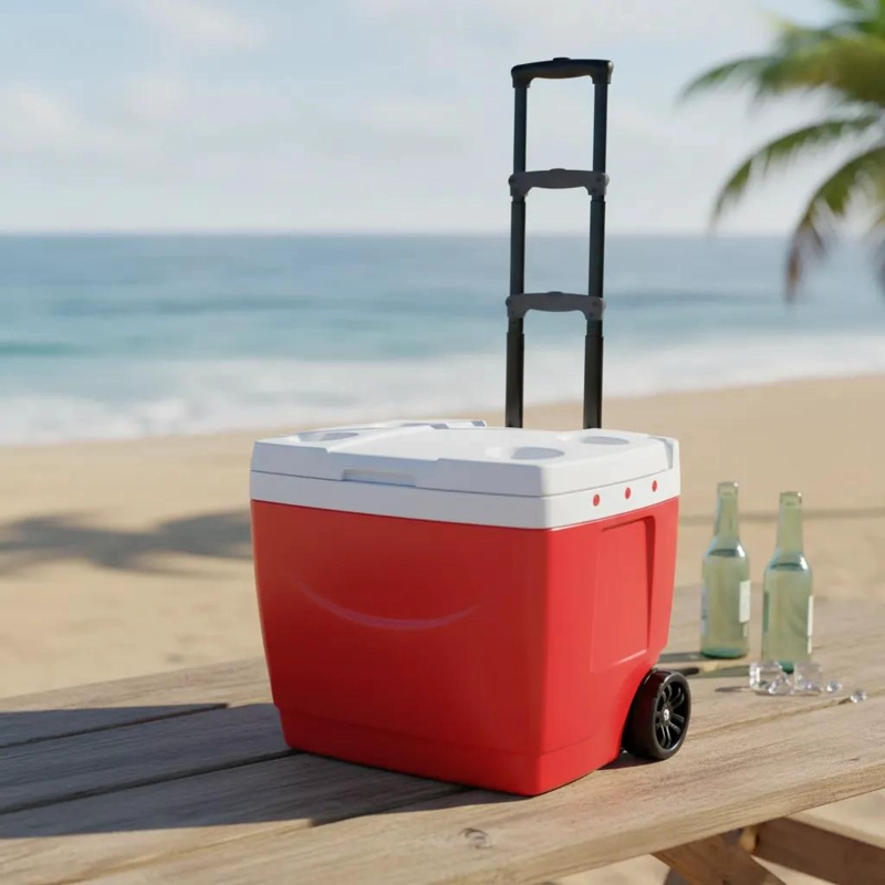 COOLER PORTATIL CON CAPACIDAD DE 18 LITROS PARA MANTENER BEBIDAS FRIAS - 1