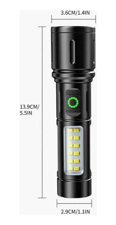 LINTERNA RECARGABLE PARA USO DOME STICO CON ALTA POTENCIA LUMINICA - 2