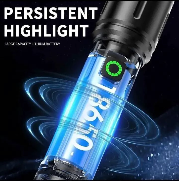 LINTERNA RECARGABLE PARA USO DOME STICO CON ALTA POTENCIA LUMINICA - 5