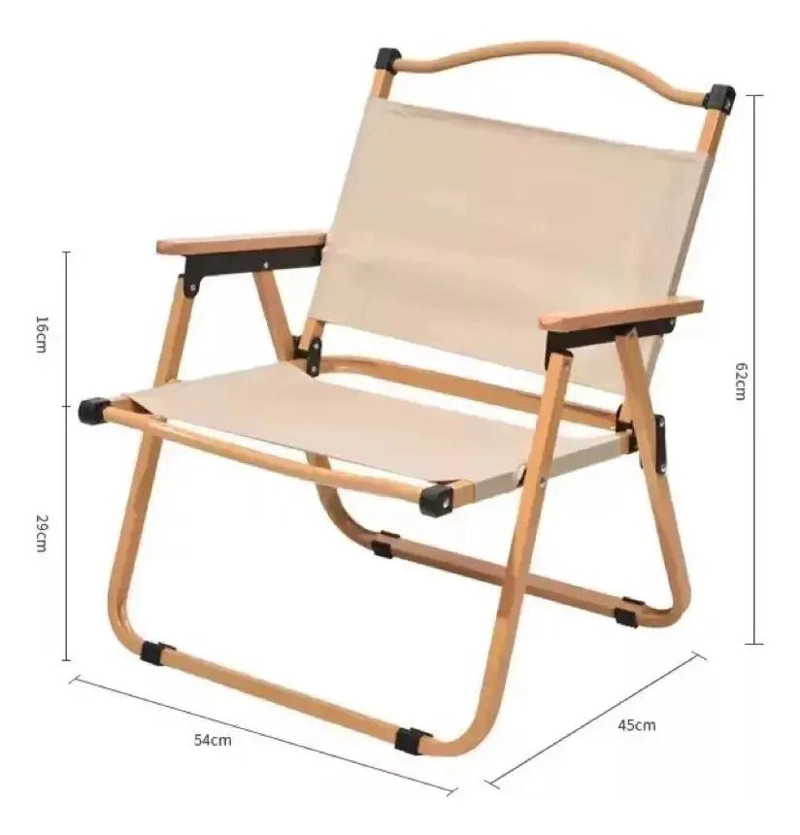 SILLA PORTATIL PLEGABLE REFORZADA PARA CAMPING Y PICNIC - 1