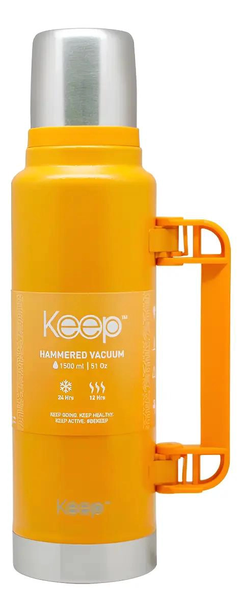 TERMO DE ACERO INOXIDABLE CON CAPACIDAD DE 1.5 LITROS PARA BEBIDAS - 1