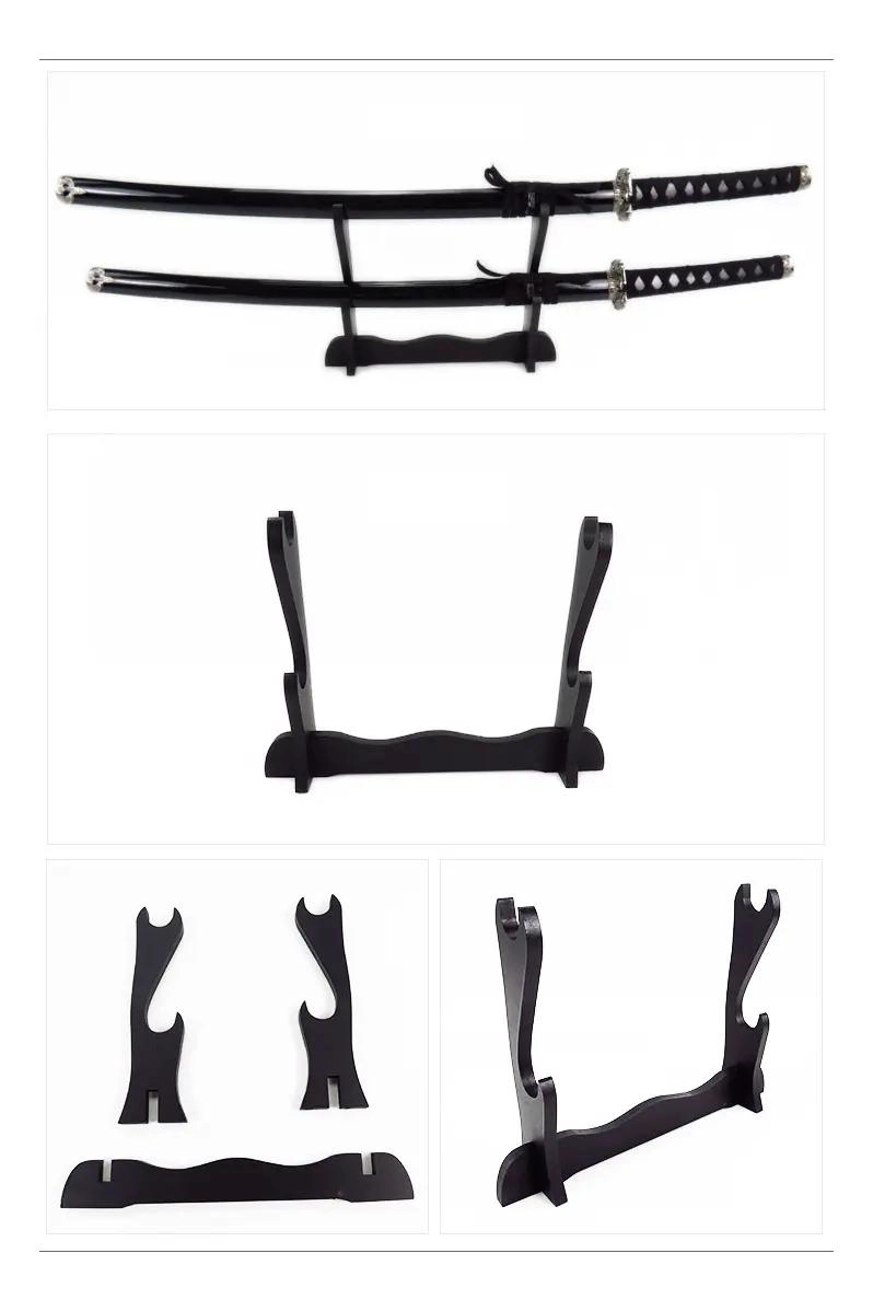 ATRIL DE MESA DOBLE PARA EXHIBIR ESPADAS SAMURAI Y KATANA - 3