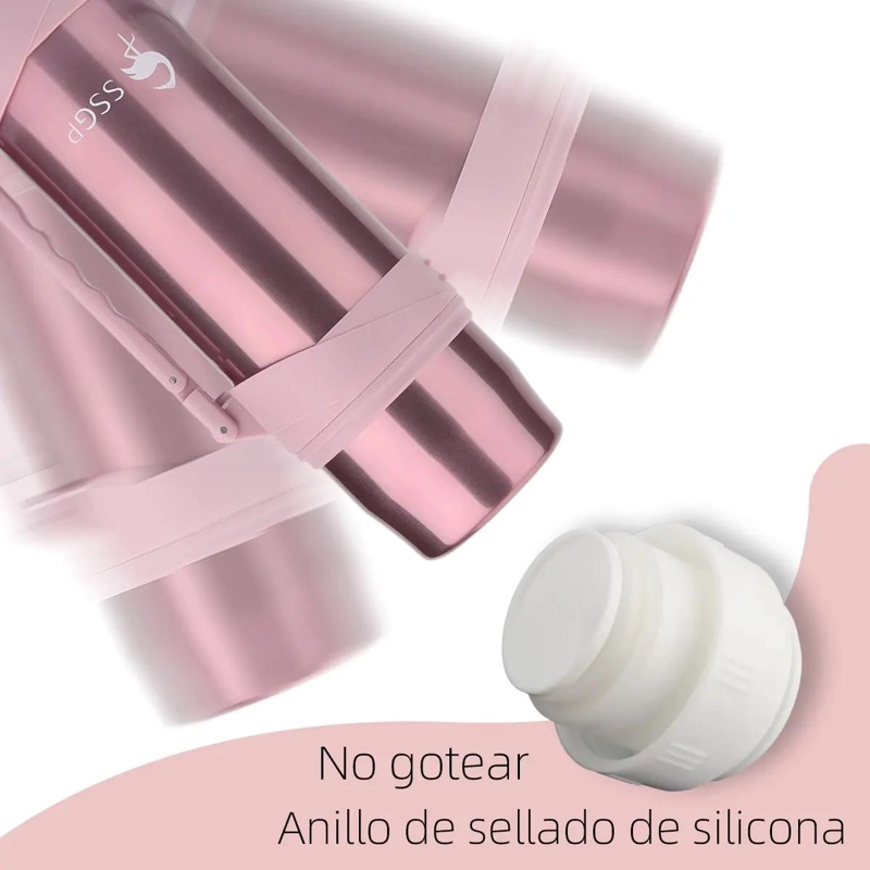 TERMO PORTATIL DE ACERO INOXIDABLE PARA BEBIDAS FRIAS Y CALIENTES DE 1.2 LITROS - 3
