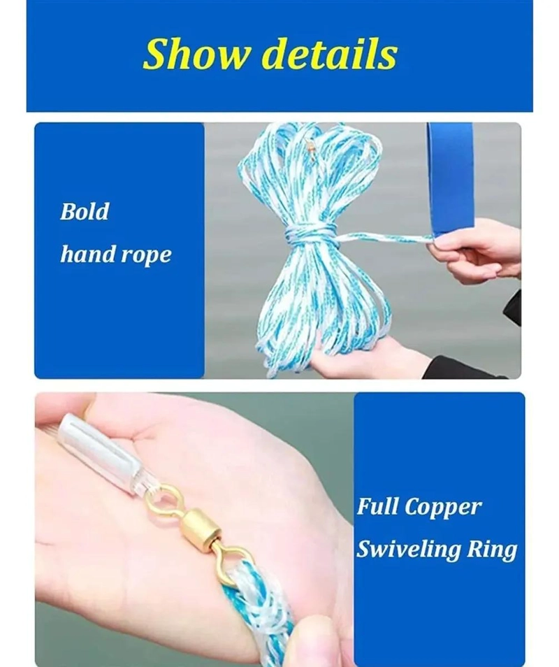 RED DE PESCA DE MALLA FINA DE 3.6 METROS PARA CAPTURA EFICIENTE - 4
