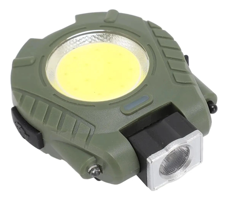 LINTERNA PORTATIL USB CON LLAVERO Y LUZ COB DE 500 LUMENES - 2