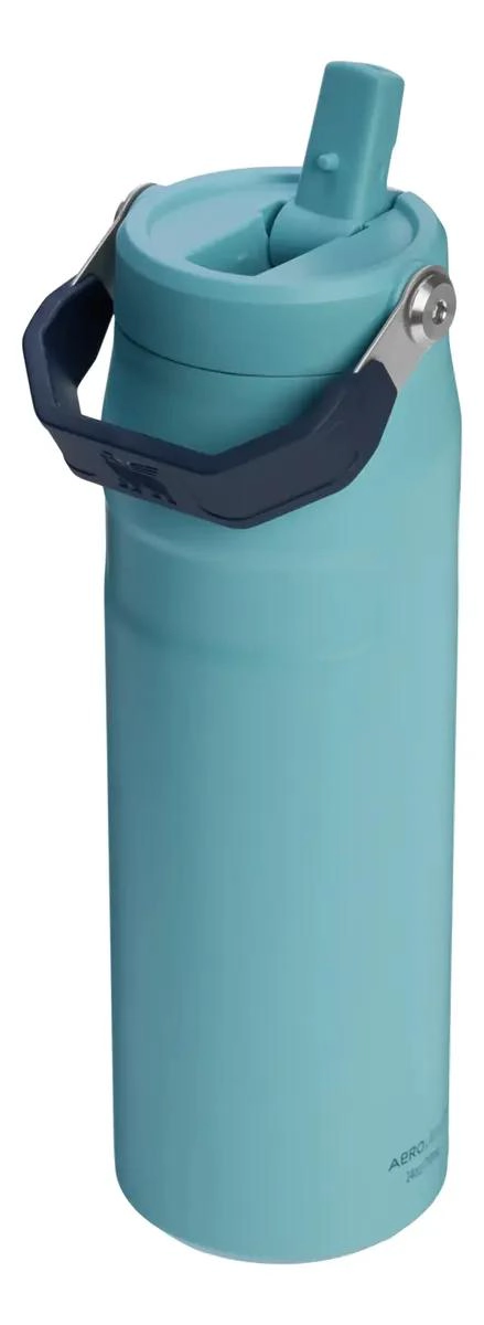 BOTELLA TE RMICA CON TAPA FLIP Y SORBETE DE 710 ML COLOR AGAVE - 1