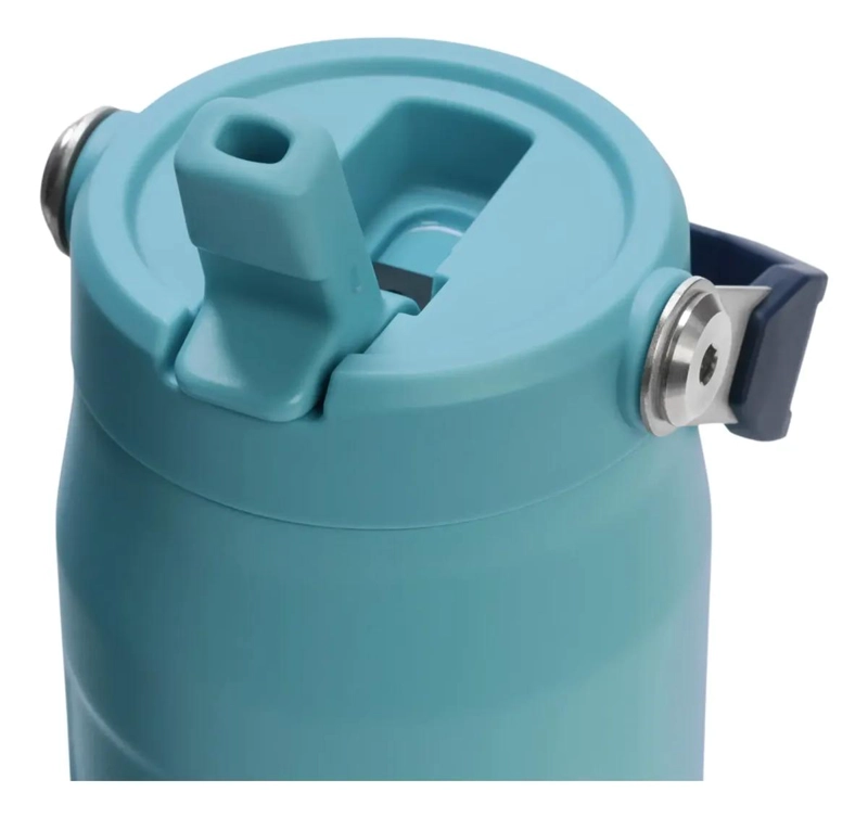BOTELLA TE RMICA CON TAPA FLIP Y SORBETE DE 710 ML COLOR AGAVE - 2