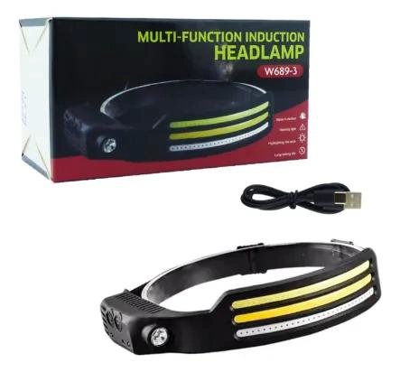 LINTERNA RECARGABLE PARA CABEZA CON SENSOR PARA ACTIVIDADES AL AIRE LIBRE - 1