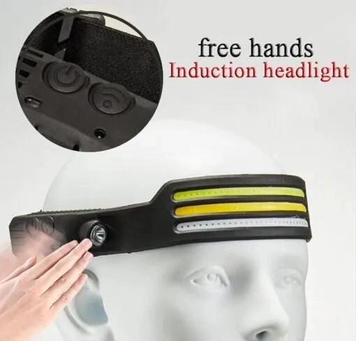 LINTERNA RECARGABLE PARA CABEZA CON SENSOR PARA ACTIVIDADES AL AIRE LIBRE - 2