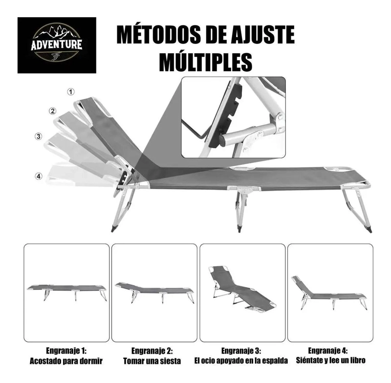 CAMA PORTATIL PLEGABLE CON COLCHON DESMONTABLE Y ESTRUCTURA REFORZADA - 2
