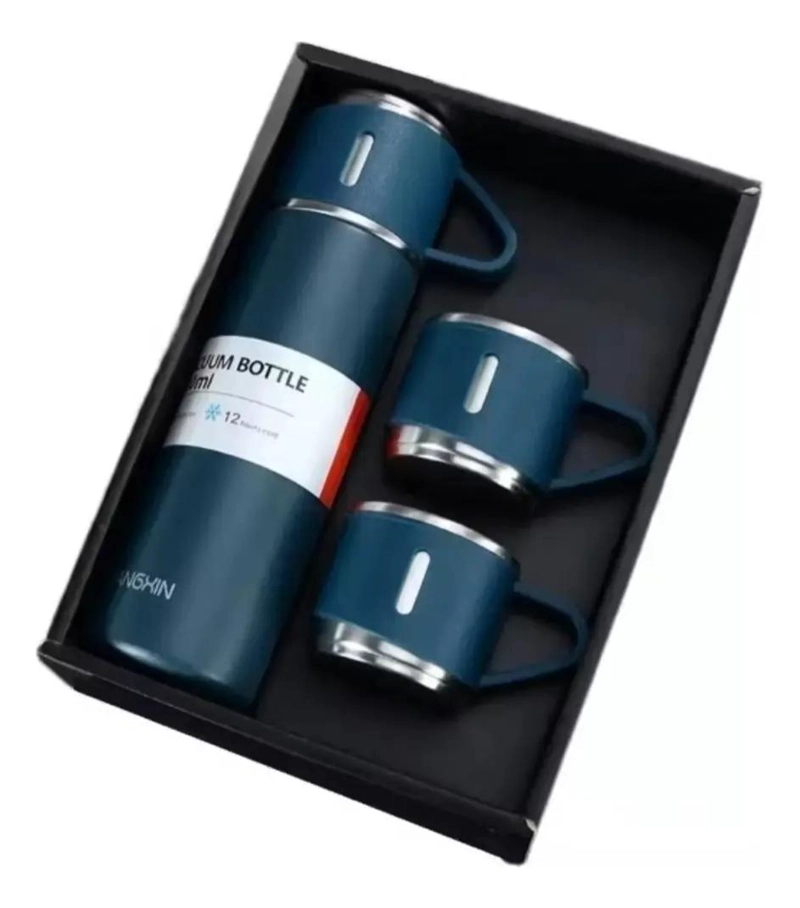 SET DE TERMO DE ACERO INOXIDABLE EN COLORES VARIADOS PARA BEBIDAS CALIENTES - 1