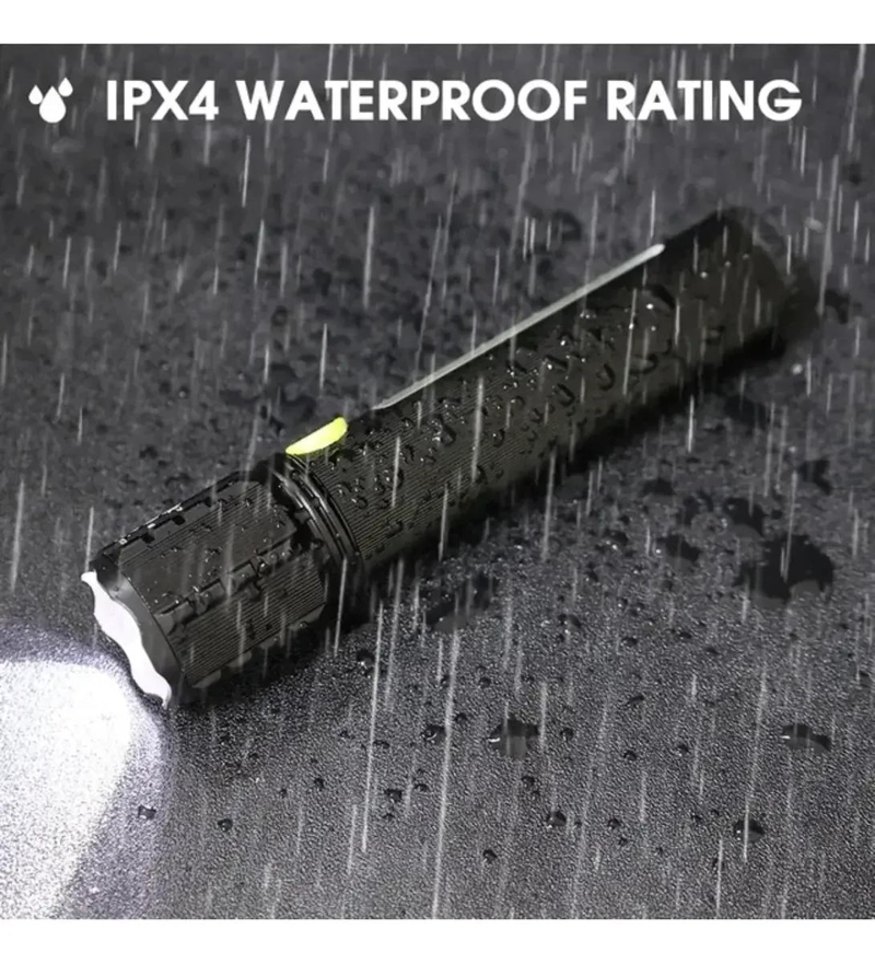LINTERNA RECARGABLE USB PARA CAMPING Y PESCA CON ALCANCE DE 800 METROS - 3